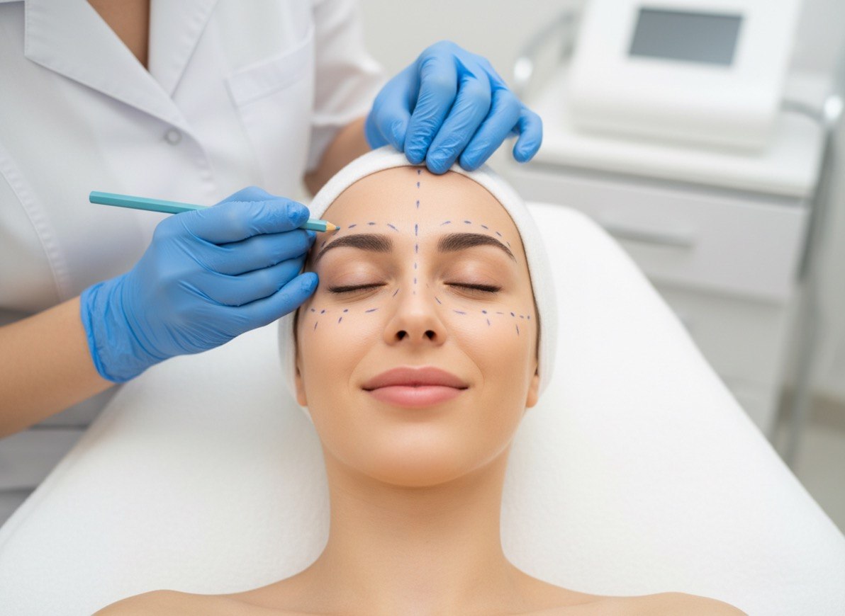 Разметка инъекций ботулотоксина – основа безопасной процедуры